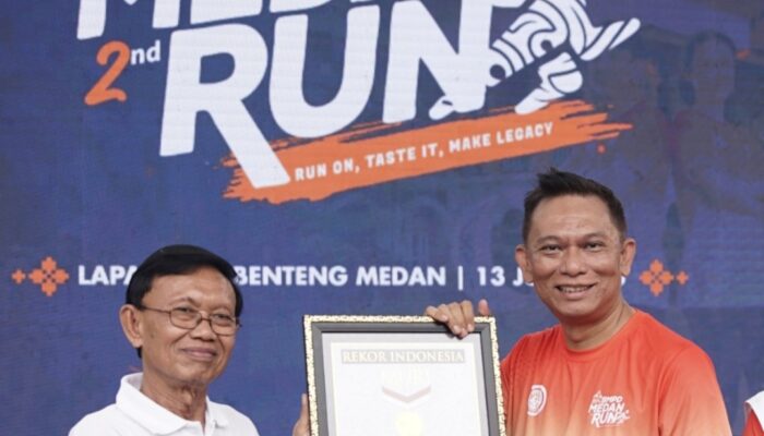 BMPD Medan Run 2025 Sukses Pecahkan Rekor MURI
