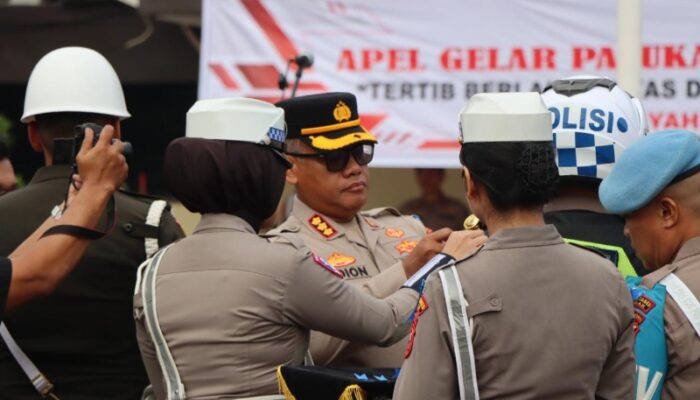 Angka Pelanggaran Lalulintas Tinggi, Kapolrestabes Gelar Operasi Patuh Toba 2025