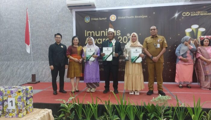 Asahan, Deli Serdang Dan Palas Raih Juara Umum Imunitas Award 2025