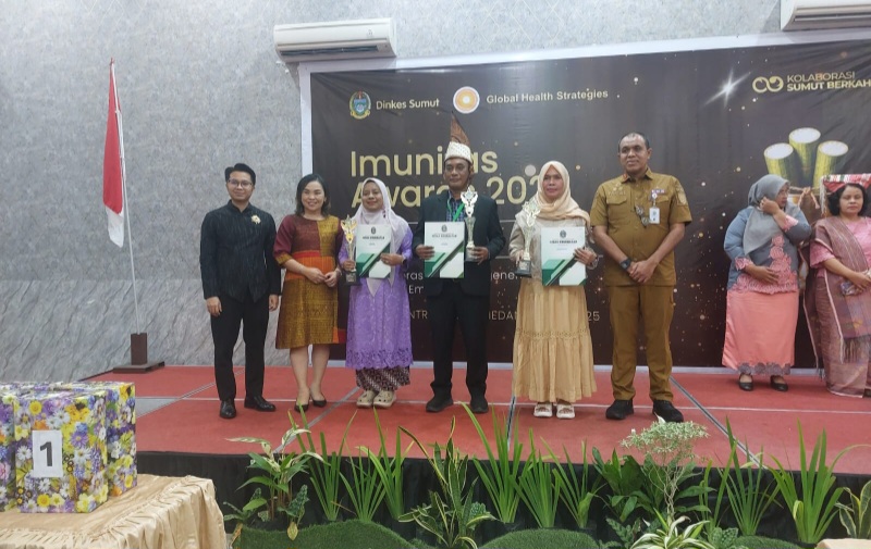 Asahan, Deli Serdang Dan Palas Raih Juara Umum Imunitas Award 2025