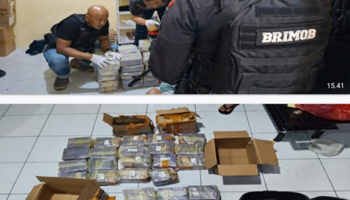 Timsus Brimob Polda Sumut Dan BNN Gagalkan Peredaran 36 Kg Sabu-sabu