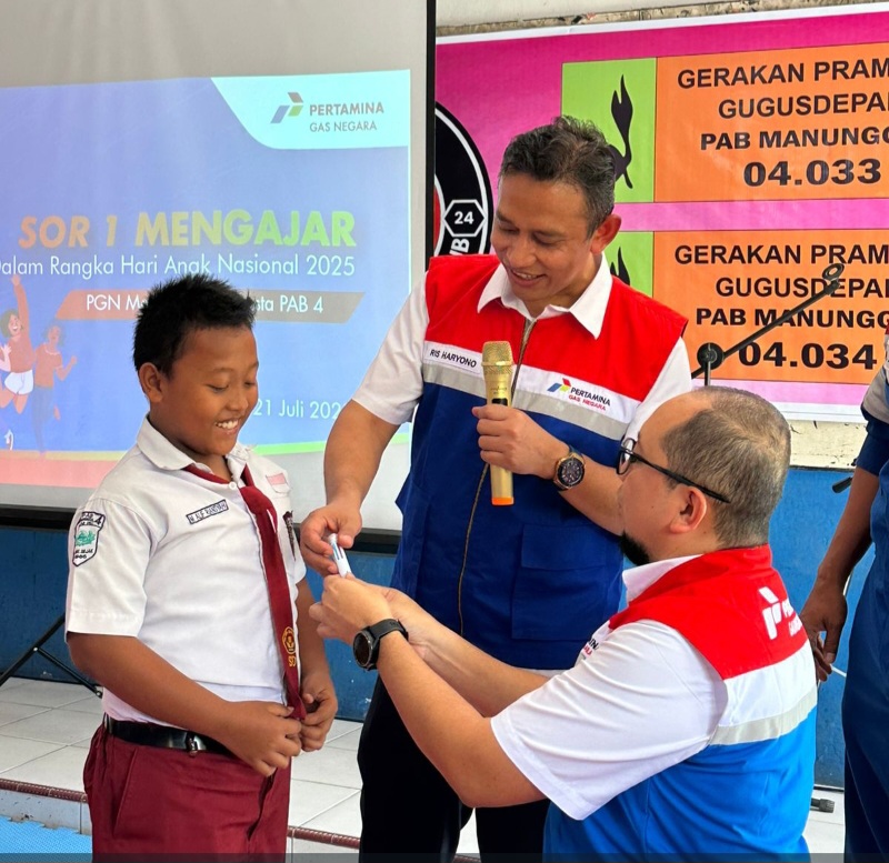 PGN SOR 1 Ajak Siswa SD PAB 4 Manunggal Kenali Pentingnya Energi Bersih