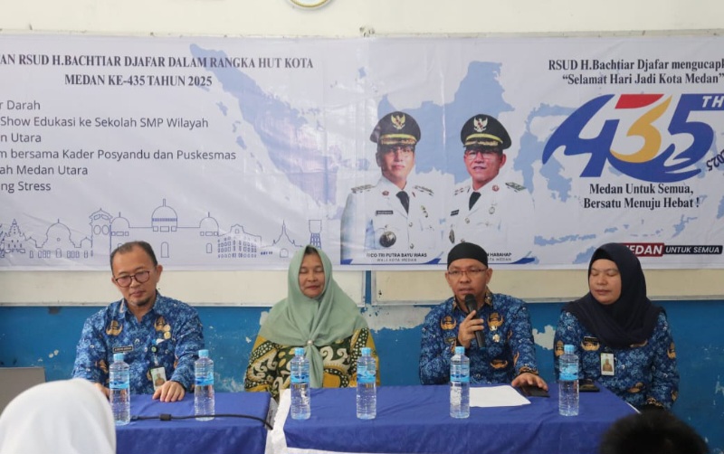 RSUD H. Bachtiar Djafar Gelar Serangkaian Kegiatan Sosial Sambut Hari Jadi Ke-435 Kota Medan