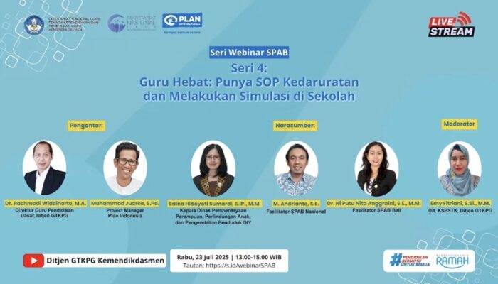 Ciptakan Sekolah Aman dari Bencana dan Kekerasan, Kemendikdasmen Gaungkan SPAB