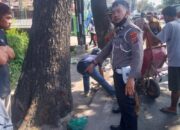 Tabrak Pohon, Pengendara Sepeda Motor Tewas Dilindas Dump Truk Di Jl. Panglima Denai