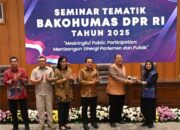 Wakil Ketua DPR RI: Partisipasi Publik Penting Dalam Proses Pengambilan Keputusan Di Parlemen