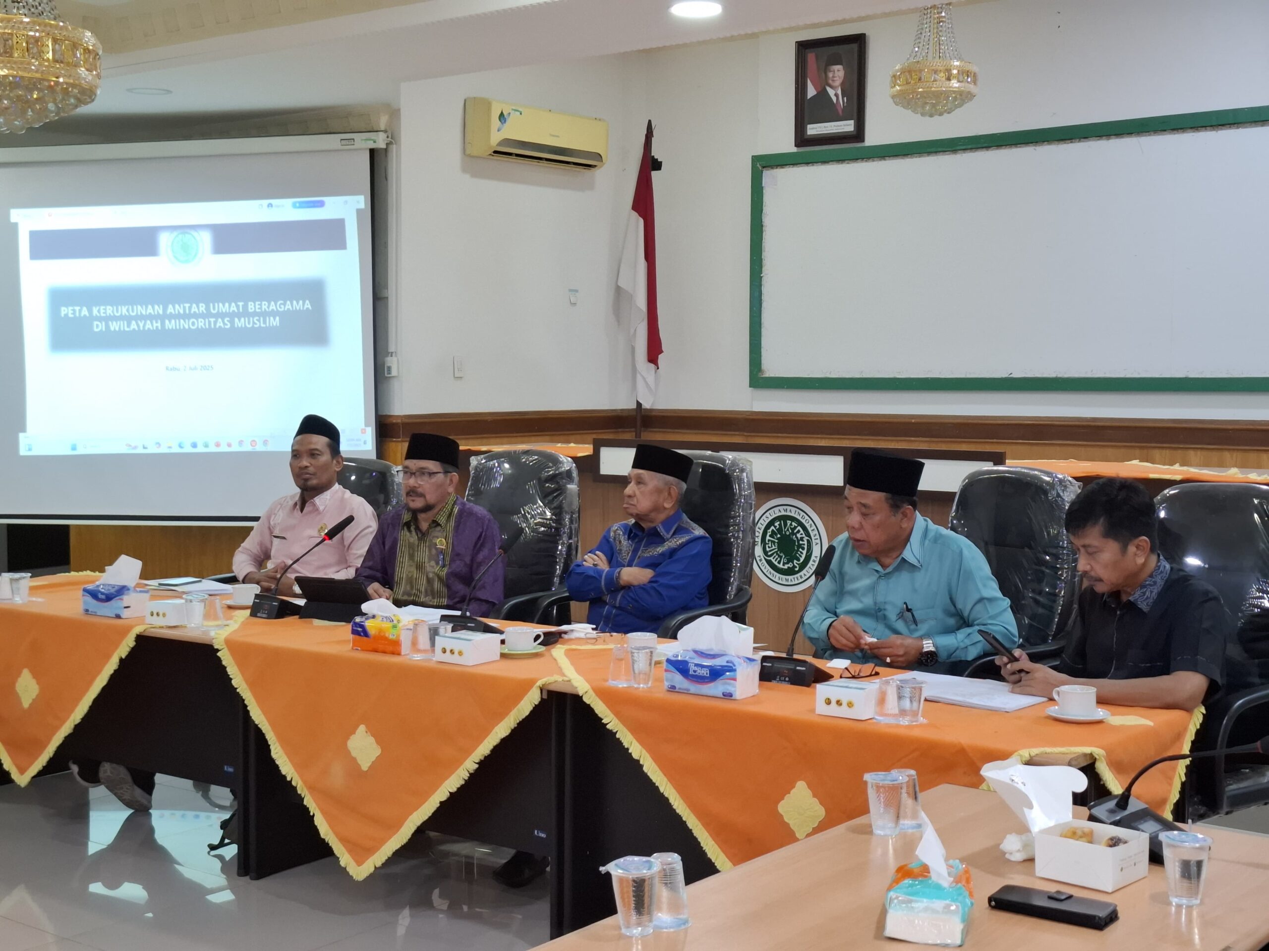 Kanwil Kemenagsu Hadiri Penyusunan Peta Kerukunan Digelar MUI Sumut