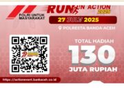Polda Aceh Akan Gelar Bhayangkara Run 2025, Beradiah Ratusan Juta