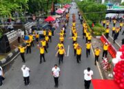 Semangat Kemerdekaan, Polresta Banda Aceh Olahraga Bersama Masyarakat