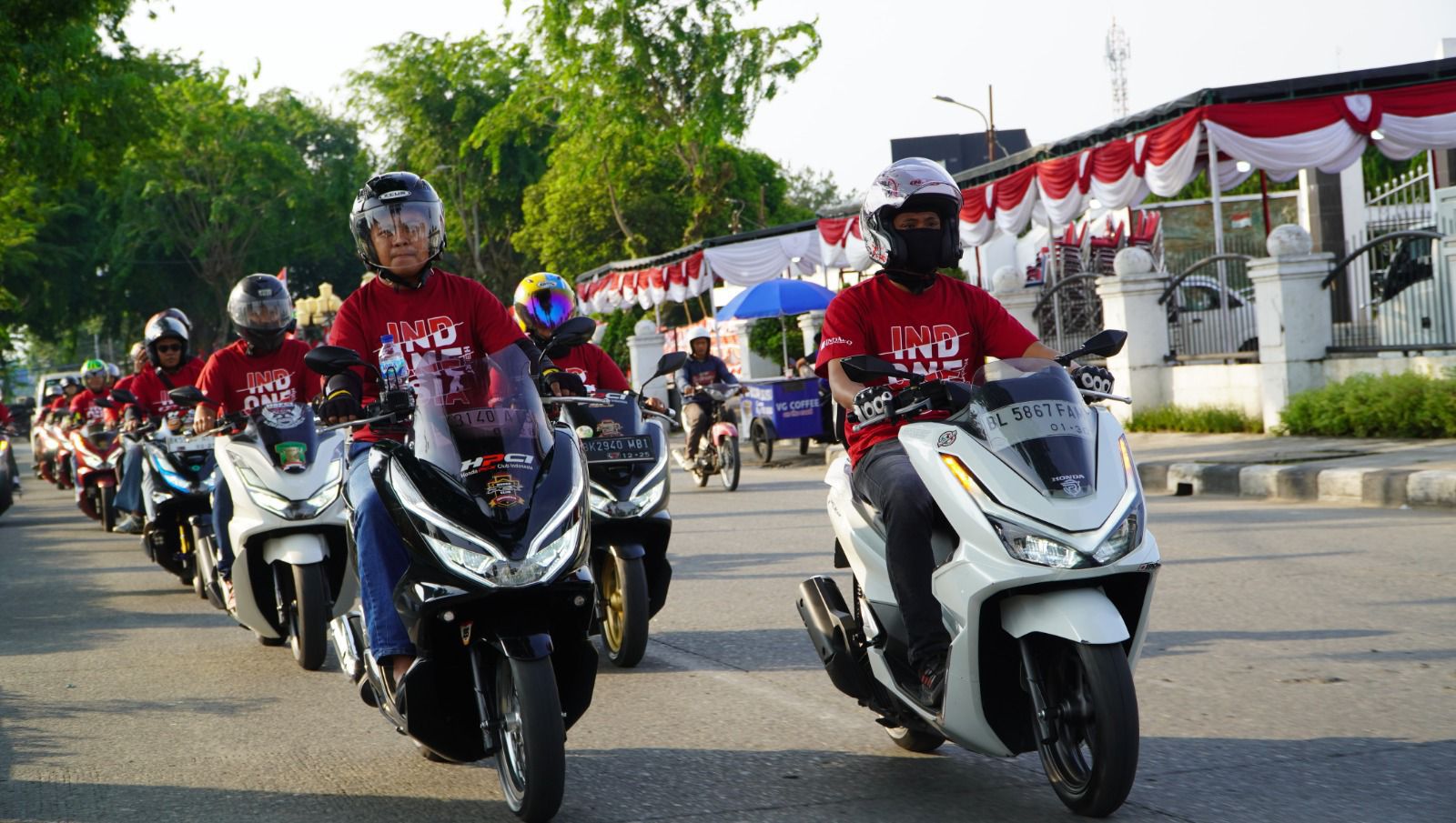 Sumut Honda Bikers Konvoi Merdeka