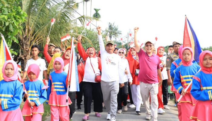 Darma Wijaya Jalan Santai Bersama Masyarakat Desa Cempedak Lobang