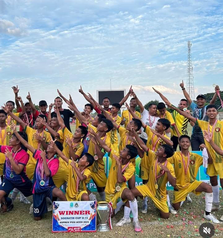 Tamiang United Juara Soeratin U-15 Aceh