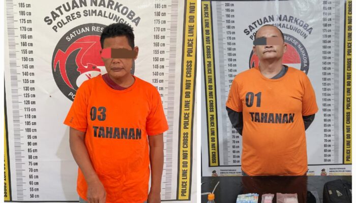 Polres Simalungun Ringkus Dua Pengedar Sabu Total 21,94 Gram