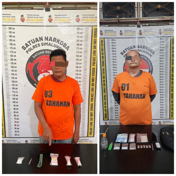 Polres Simalungun Ringkus Dua Pengedar Sabu Total 21,94 Gram