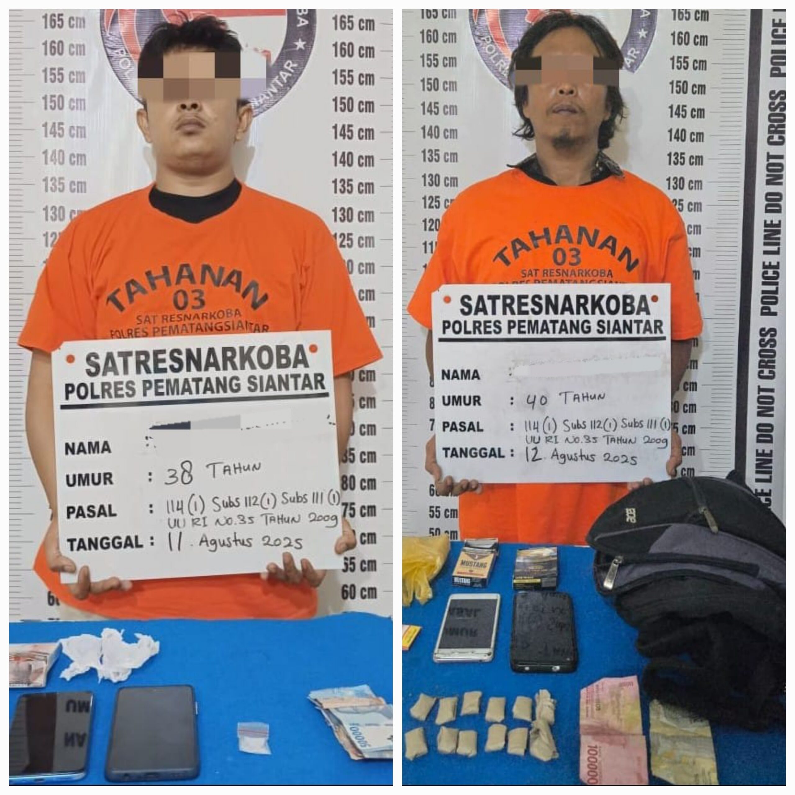 Polres P.Siantar Amankan Pemilik Ganja Dan Sabu