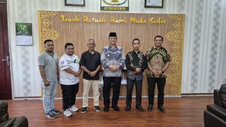 Bupati Aceh Tamiang Terima Audiensi Panitia Pelaksana Panitia Turnamen Piala Menpora