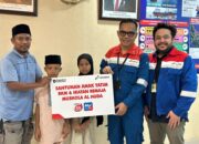 Pertamina Patra Niaga Regional Sumbagut Salurkan Santunan Kepada 207 Anak Yatim