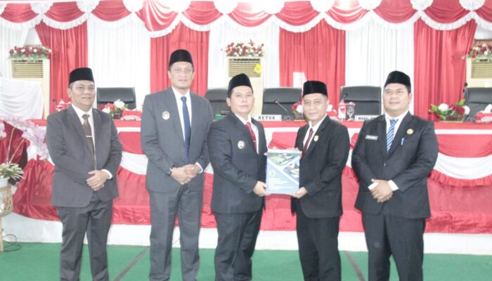 Putra Mahkota Sampaikan Ranperda RPJMD 2025-2029