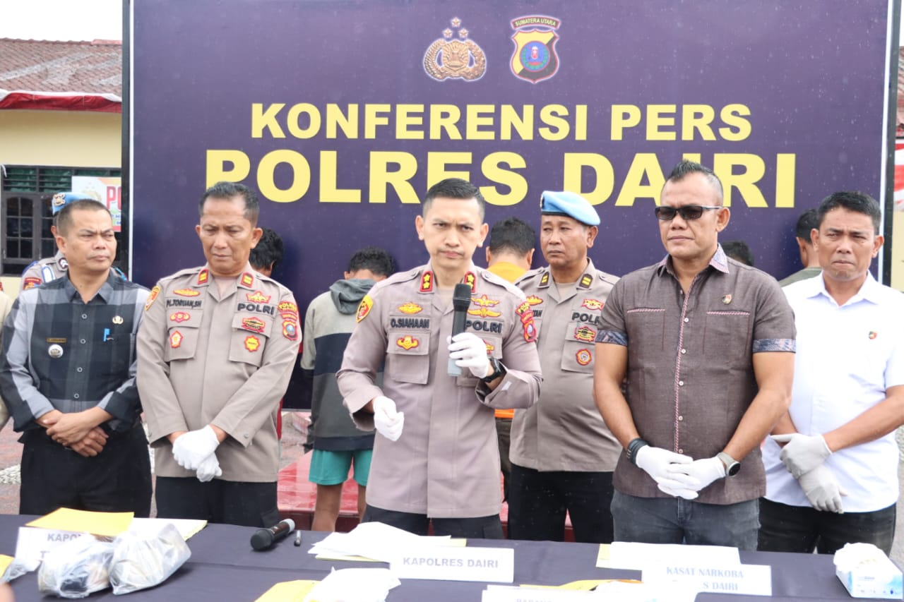 Polres Dairi Ungkap Bandar Sabu Eks Polisi Di Kecamatan Tigalingga
