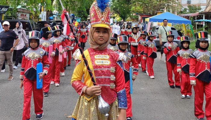 Jalan Santai Warnai Milad Ke-61 SD 2 Muhammadiyah Langsa