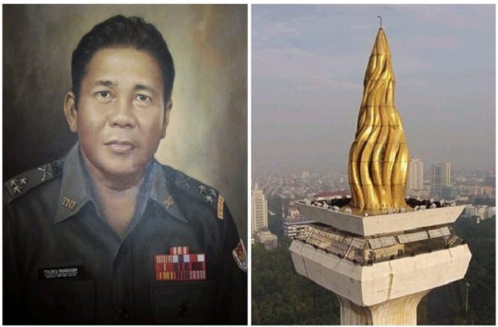 Teuku Markam, Penyumbang Emas Monas