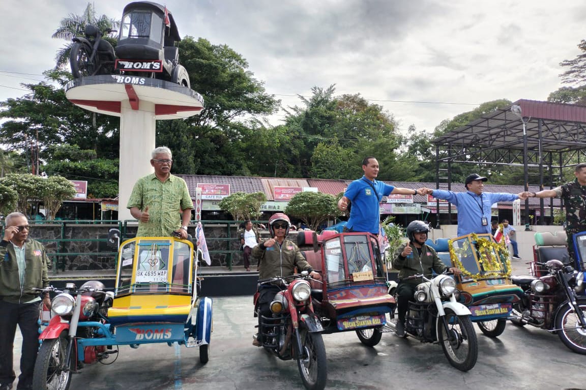 KPw BI Pematangsiantar Dorong Transaksi Digital Lewat Becak Wisata
