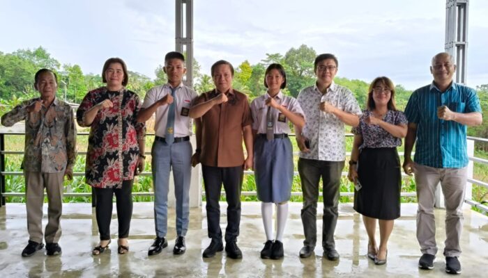 Dua Pelajar Terpilih Paskibraka Sumut Pamit Ke Bupati Nisbar