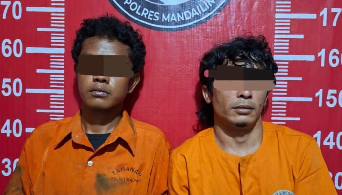 Dua Pengedar Sabu Di Perbatasan Madina-Tapsel Diringkus