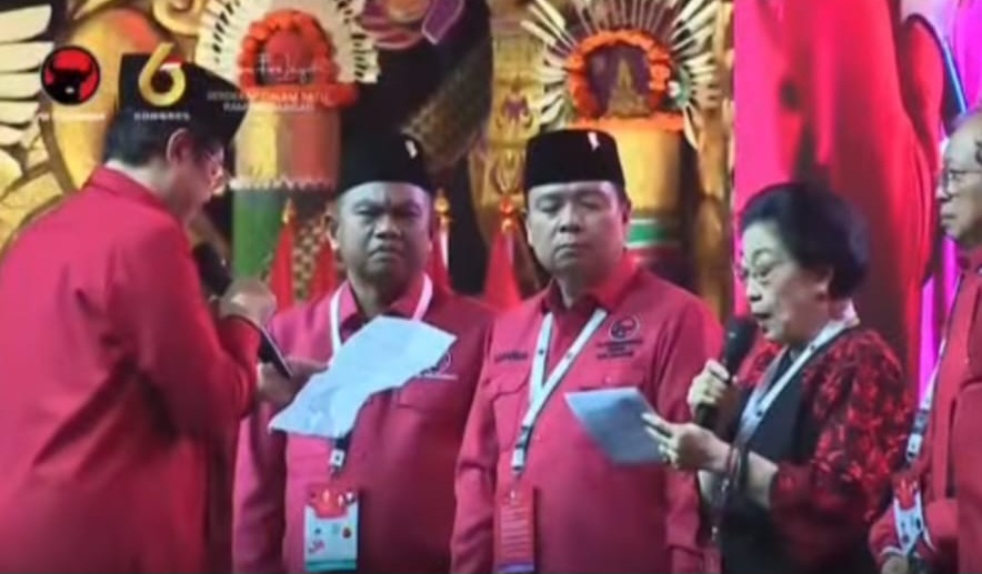 Bupati Sergai Darma Wijaya Pimpin Sidang Kongres PDI Perjuangan