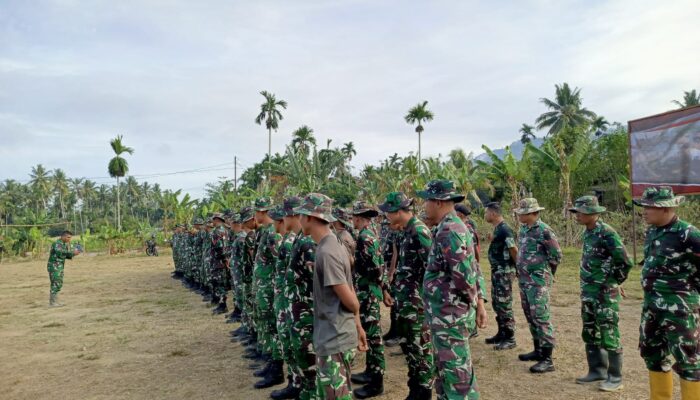 Apel Pagi Sebelum Laksanakan Kegiatan TMMD