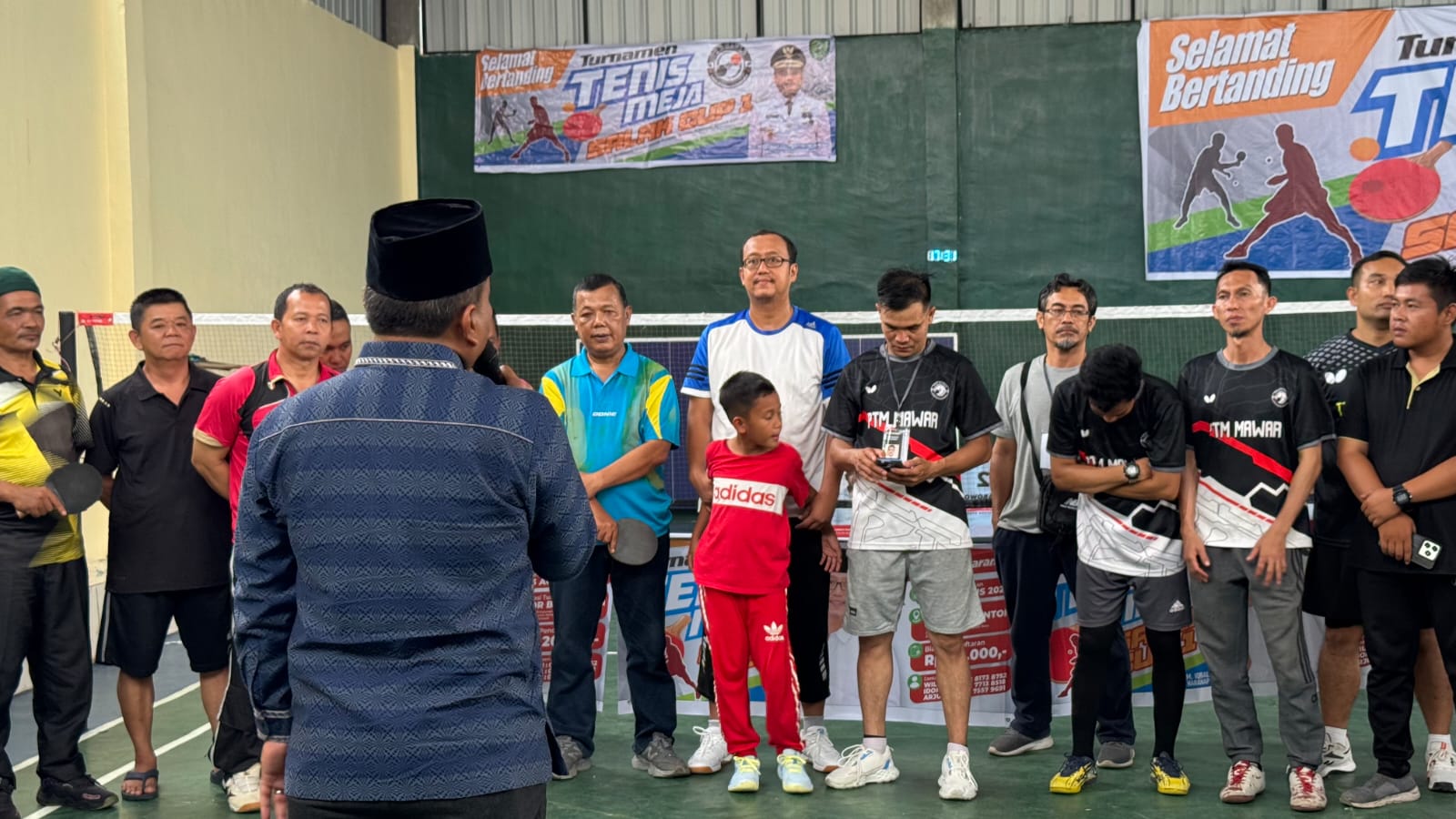 Iqbal Harahap Gelar Turnamen Tenis Meja Salak Cup I Sidimpuan