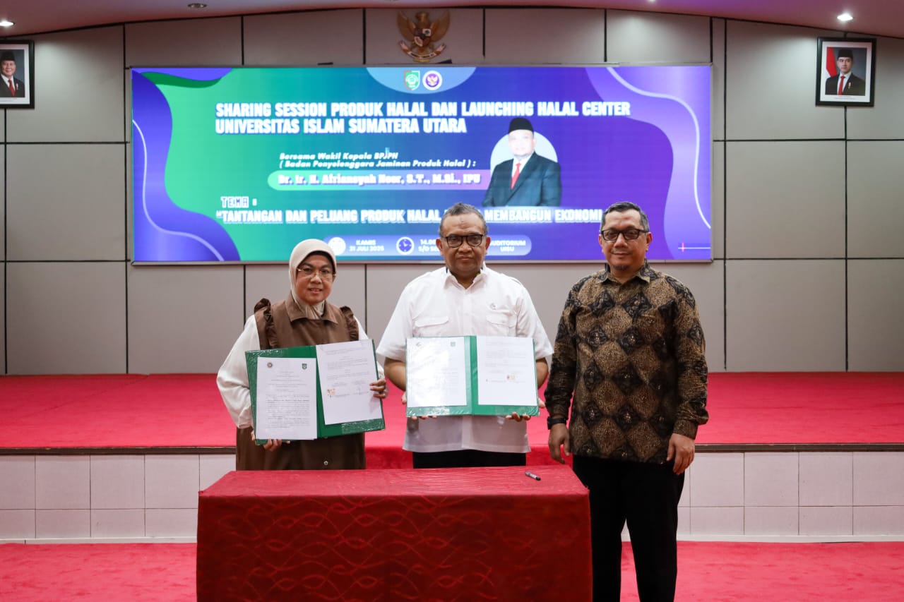 Resmikan Halal Center UISU Dan Teken MoU, BPJPH Tegaskan Peran Universitas