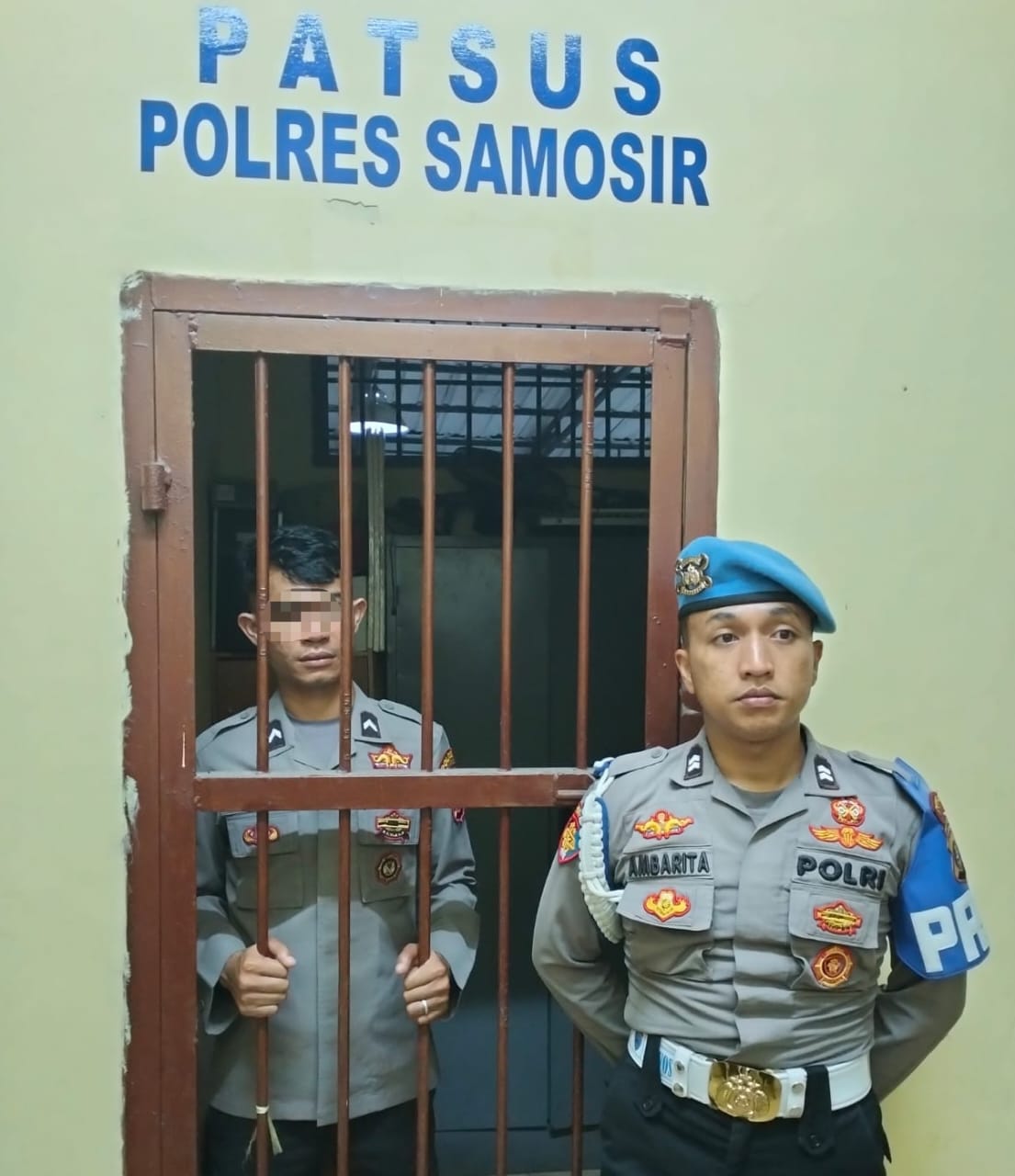 Personel Polres Samosir Diberi Sanksi Tegas