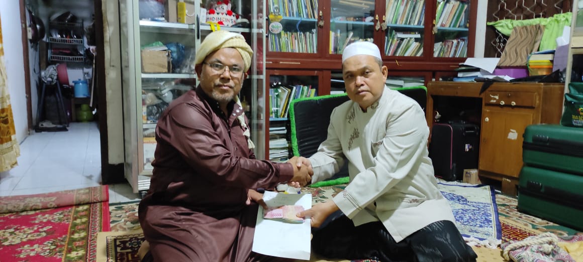 Baznas Palas Terima Donasi Palestina Dari Majelis Ta’lim Alhakimiyah