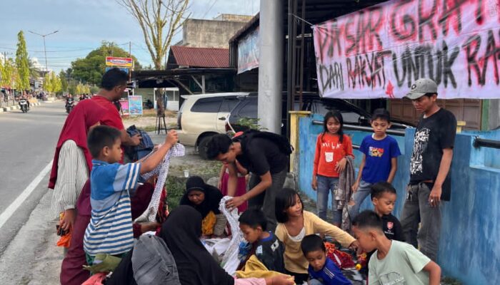 Pasar Gratis Sada Kata, Aksi Sosial Mahasiswa Dan Warga Subulussalam