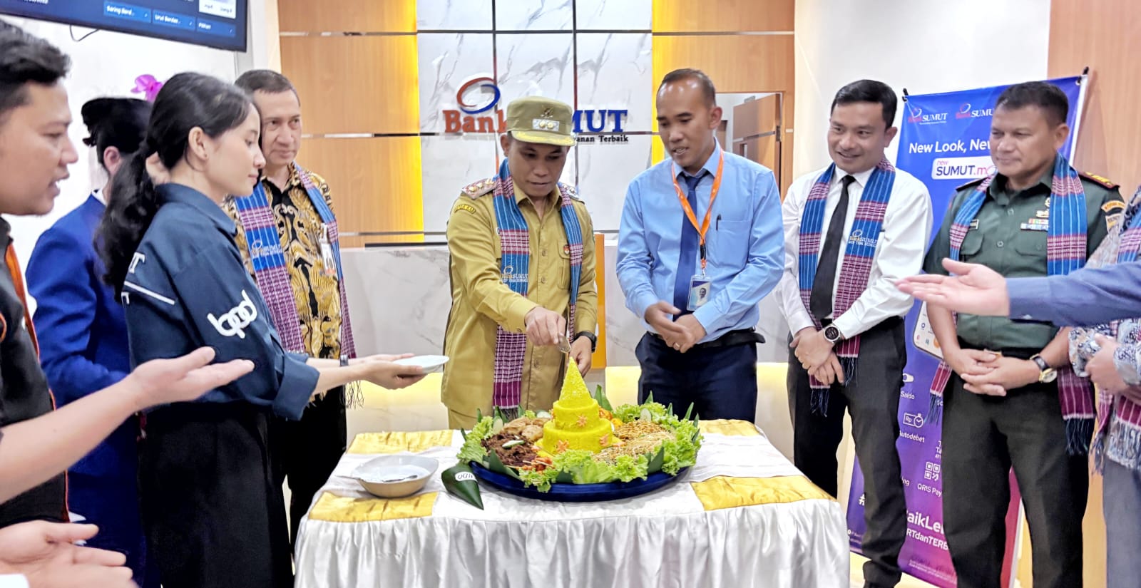 Wabup Simalungun Apresiasi Peresmian KCP Bank Sumut Tigarunggu