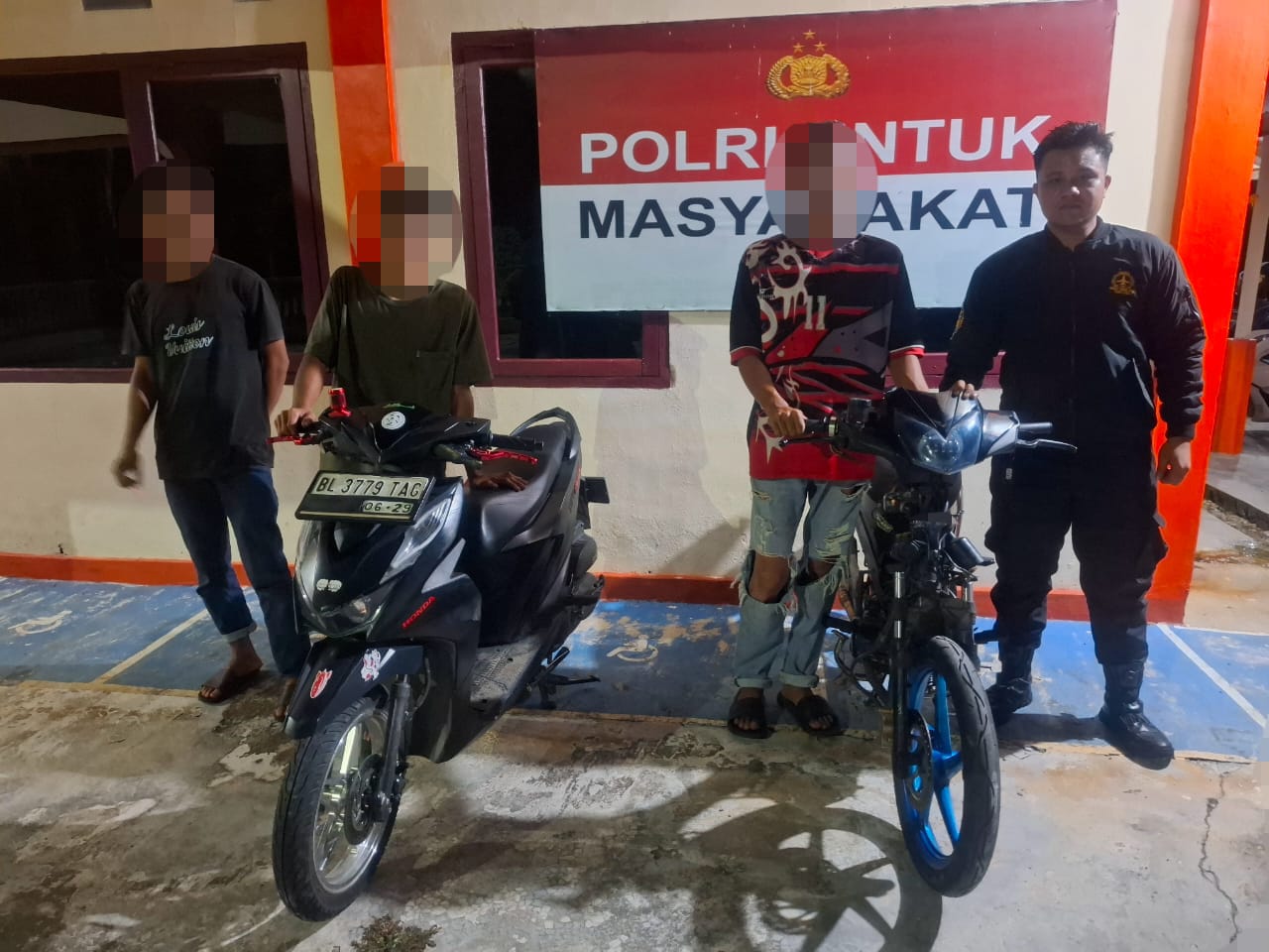 Pelaku Balap Liar Resahkan Masyarakat Kluet Selatan Diringkus Polisi