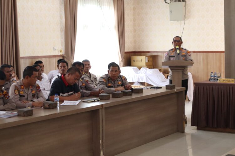Kapolres Simalungun Pimpin GO ANEV Kinerja Kamtibmas Januari Hingga Juli 2025