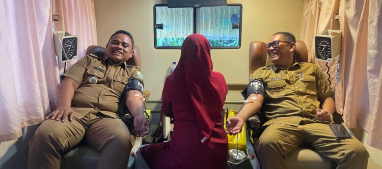 39 Kantong Darah Terkumpul Dalam Donor Darah HUT Ke-80 RI Kota Juang