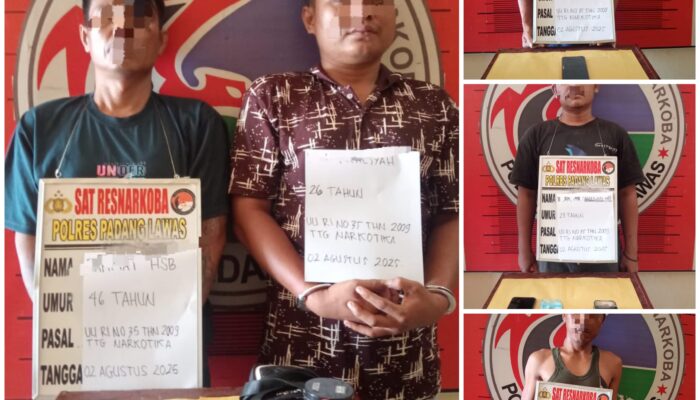 Bandar, Pengedar Dan Kurir Sabu Digulung Satresnarkoba Polres Palas