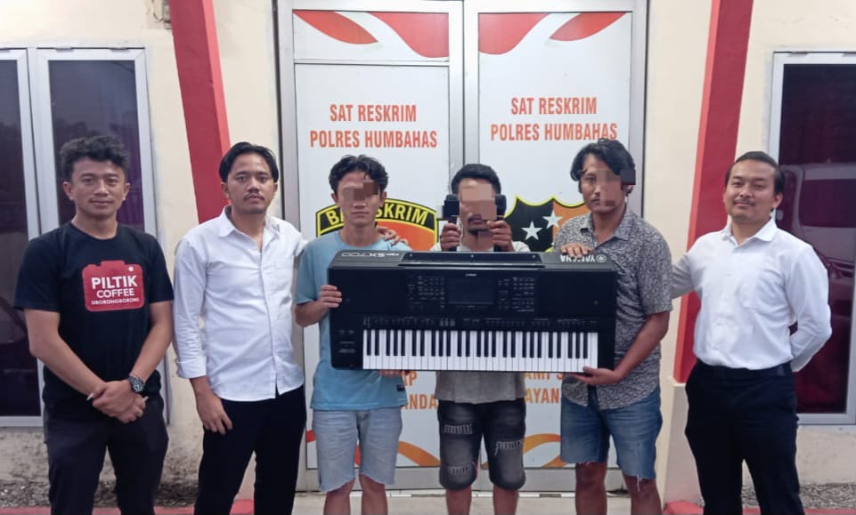 Polisi Ciduk Pencuri Alat Musik Gereja
