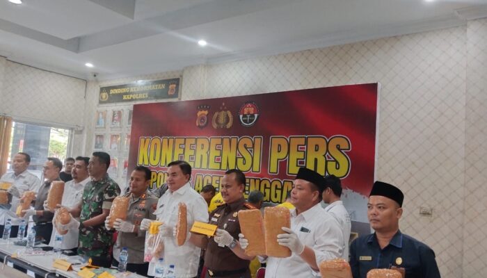 Bupati Aceh Tenggara Apresiasi Polres Dalam Pengungkapan Kasus Narkoba