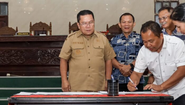 Wali Kota Dan DPRD Sepakati KUA-PPAS APBD P.Siantar TA 2026