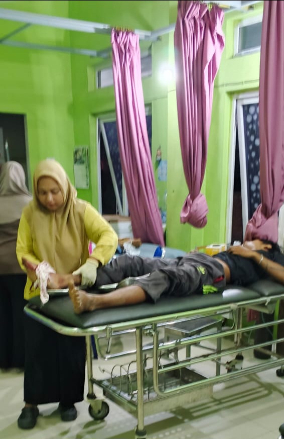 Pengendara Vixion Jadi Korban Tabrak Lari Di Jalinsum Besitang