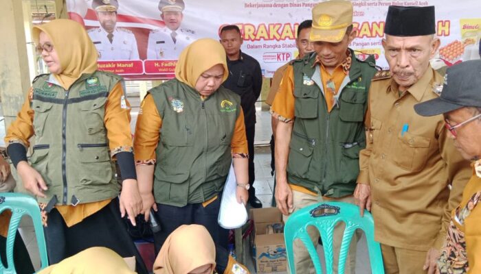 Kendalikan Inflasi Aceh Singkil, GPM Siagakan 350 Paket Beras Premium