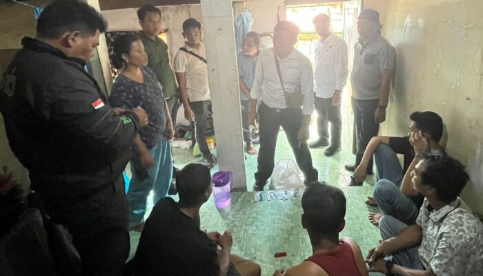 Polres Pematangsiantar GSN Di Dua Lokasi, Amankan Enam Pengguna Sabu