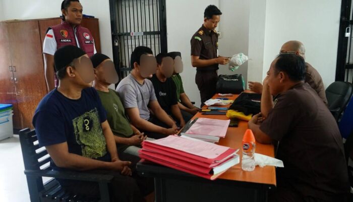Polres Langsa Serahkan 7 Tersangka Dan 27,8 Kg Kokain Ke Kejari Langsa