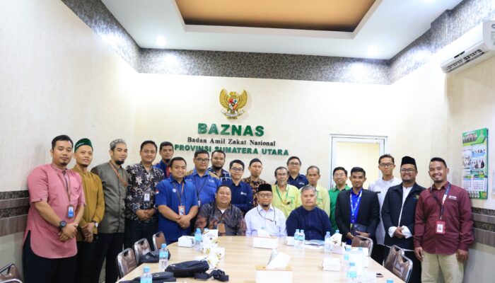 FOZ Sumut Silaturahmi ke Kantor Baznas Sumut, Perkuat Kolaborasi Gerakan Zakat