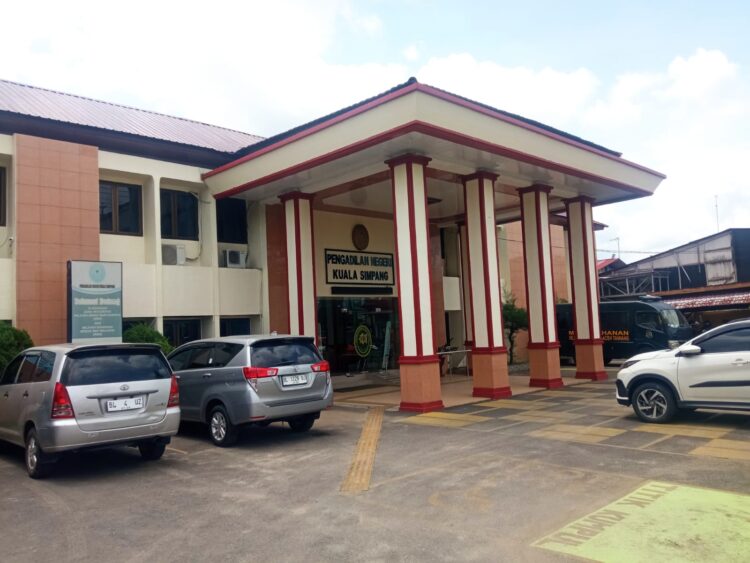 PN Kualasimpang Diduga Tidak Transparan Soal Surat Penetapan Sita Lahan Kasus Tipikor
