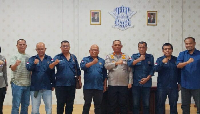 PWI Simalungun Audensi Dengan Kapolres